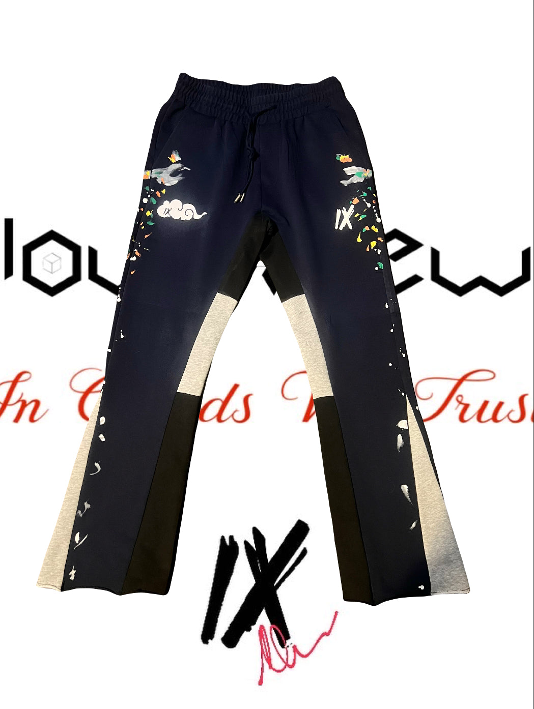 PAINTED STACKED Jogger Pants 🎨