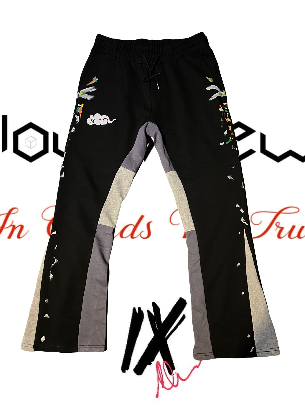 PAINTED STACKED Jogger Pants 🎨